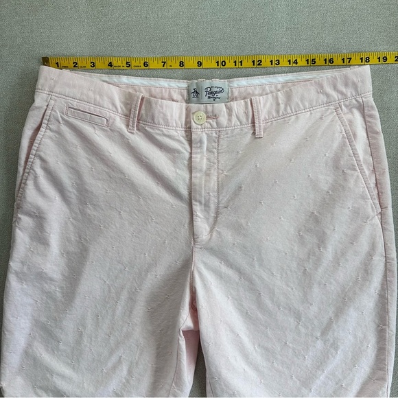 Men’s Original Penguin by Munsingwear Cotton Shorts. Light Pink. Size 36. - Picture 6 of 7
